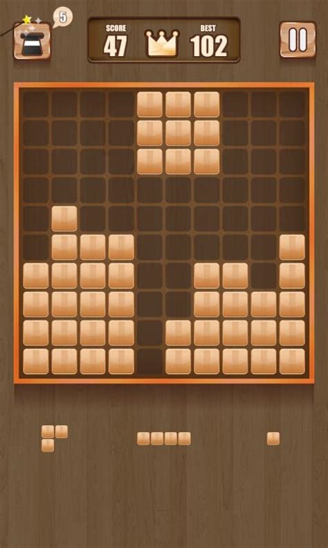 wooden 100 block puzzle game